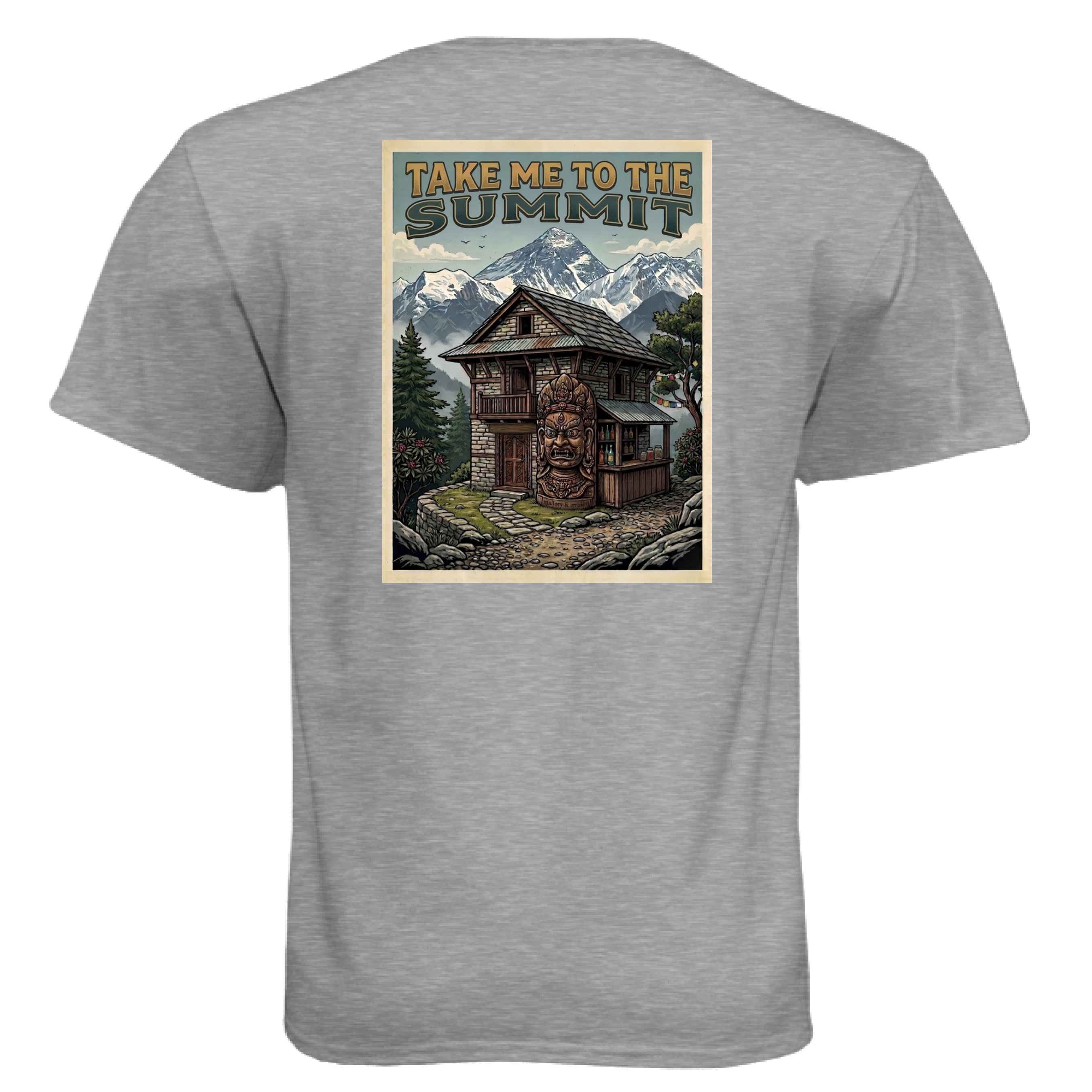 Dark Heather Grey (60/40) - BACK